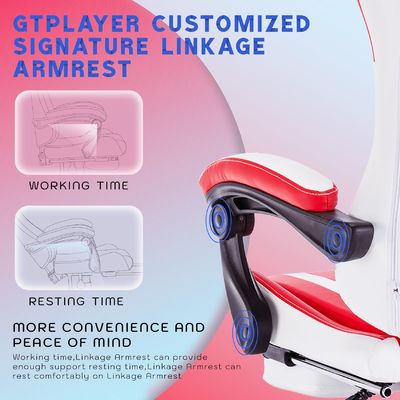ALINUNU High Back Video Ergonomischer Renncomputer Gaming-Stuhl mit Fußstütze