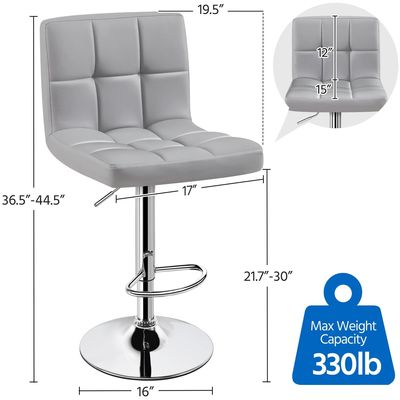 Moderner Barhocker mit höhenverstellbarer Funktion