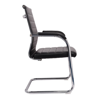 Personalisieren Sie den modernen orangefarbenen Executive Leather Chair mit PP Armlehne OEM ODM
