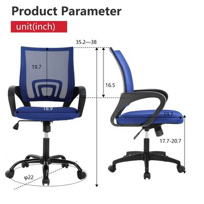 ALINUNU Executive Rolling Swivel Verstellbarer Stuhl mit individualisierbarem Logo und Postverpackung