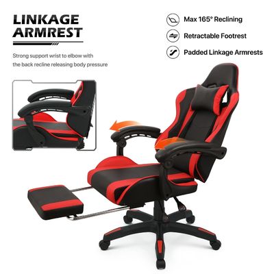 ALINUNU Mail Packing Gaming Chair für Erwachsene Razer Ergonomischer Computer Rennsport Video PC