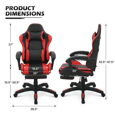 ALINUNU Mail Packing Gaming Chair für Erwachsene Razer Ergonomischer Computer Rennsport Video PC