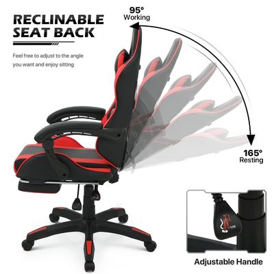 ALINUNU Mail Packing Gaming Chair für Erwachsene Razer Ergonomischer Computer Rennsport Video PC