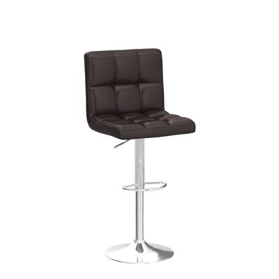 Höhenverstellbare moderne Barständer mit drehbarem PU-Lederstuhl 19,5&quot;D x 17&quot;W x 36,5&quot;H
