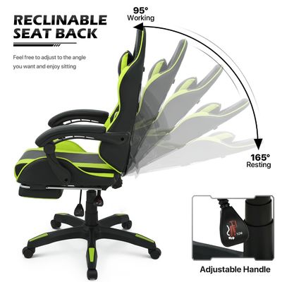 Angemessene Büromöbel ALINUNU Ergonomischer Spielstuhl 25&quot;D x 26.5&quot;W x 42.5&quot;H