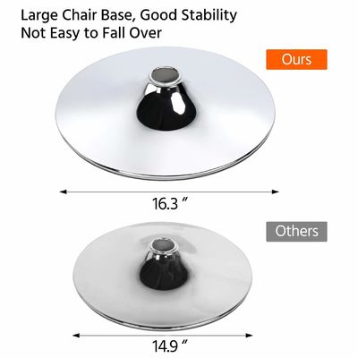 Höhenverstellbare moderne Barständer mit drehbarem PU-Lederstuhl 19,5&quot;D x 17&quot;W x 36,5&quot;H