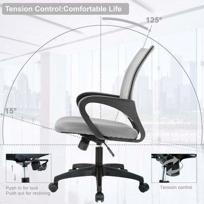 Personalisieren Sie Ihren Arbeitsplatz mit ALINUNU Grey Mesh Computer Chair ODM und OEM Optionen