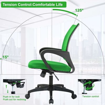 ALINUNU Navy Green Mesh Computer Chair Die ideale Wahl für Führung und Home Office