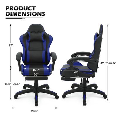 GENUINE LEER ALINUNU Ergonomischer Computer Rennvideo PC Custom Gaming Stuhl für Erwachsene