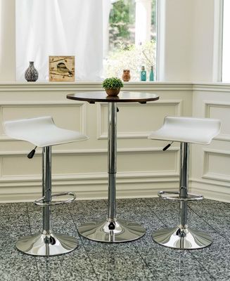 Höhenverstellbare moderne Drehbarstähle für Wohnstühle aus PU-Leder