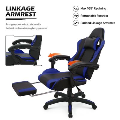 GENUINE LEER ALINUNU Ergonomischer Computer Rennvideo PC Custom Gaming Stuhl für Erwachsene