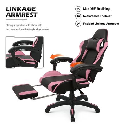 Drehstuhl ALINUNU Ergonomischer Computer Rennvideo PC Custom Gaming geeignet für Erwachsene