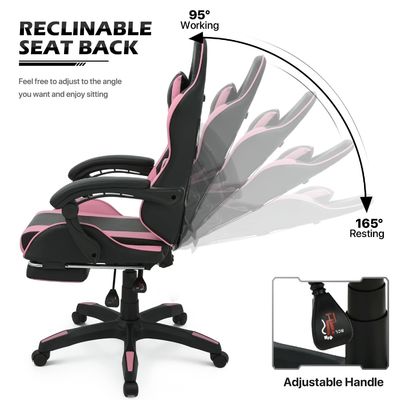 Drehstuhl ALINUNU Ergonomischer Computer Rennvideo PC Custom Gaming geeignet für Erwachsene