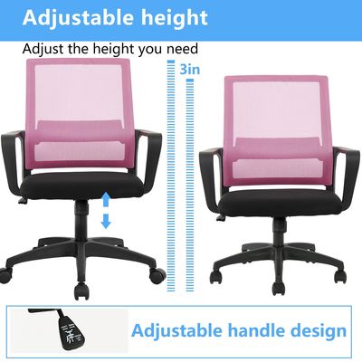 Ergonomisch vernetzte Bürostuhl 360 Drehbarer Höhenanpasser