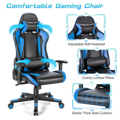 ALINUNU Anpassbares Geheimlabor Ergonomischer Renncomputer Videospielstuhl für das Home Office