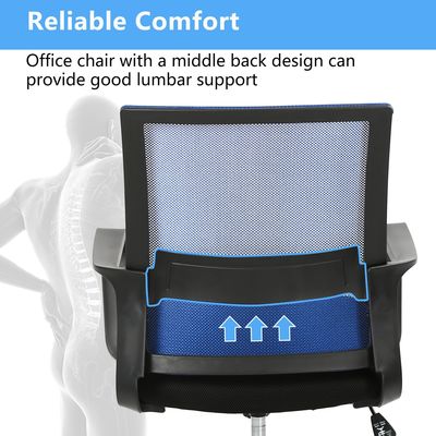 Personalisierter Bürostuhl ergonomischer Drehnetz mit Eisenmetalltyp und -design
