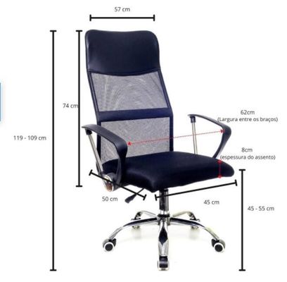 Moderne Arbeitsplätze Drehbüro-Stuhl mit Edelstahlrahmen und kundenspezifischer Farbe