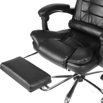 Home Office Postverpackung Y Leder Executive Schwenk mit Fußstütze von ALINUNU