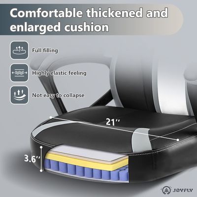 Moderner ergonomischer Rennstyl Schwenk-Spielstuhl mit verstellbarer Lendenstütze