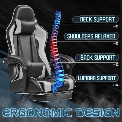 Custom Racing Razer Gaming Chair mit Lendenstütze und Kunstledermaterial