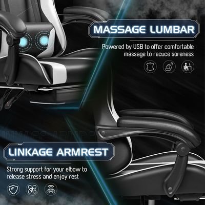 Custom Racing Razer Gaming Chair mit Lendenstütze und Kunstledermaterial