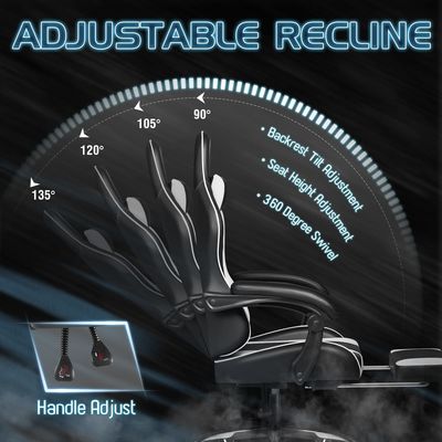 Custom Racing Razer Gaming Chair mit Lendenstütze und Kunstledermaterial
