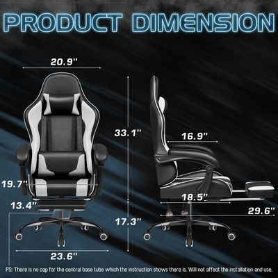 Custom Racing Razer Gaming Chair mit Lendenstütze und Kunstledermaterial