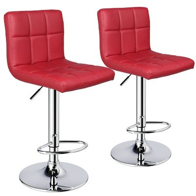 Moderne PU-Lederverstellbarer Schwenkbar mit Rücken 14,5&quot;D x 16&quot;W x 24,5&quot;H