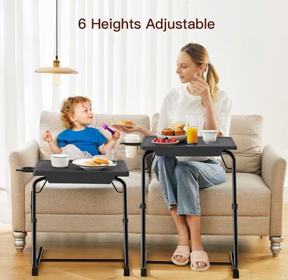 Verstellbares Klapptisch für Wohnzimmer Möbel 6 Höhen und 3 Neigungswinkel