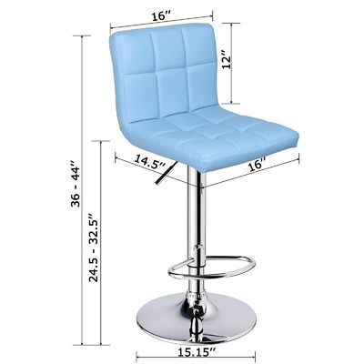 ALINUNU Moderne PU-Leder-Verstellbarer Schwenkbarensessel mit Rücken in individueller Farbe
