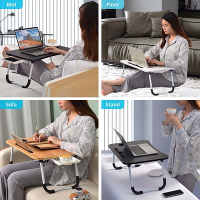 Portable Klappbar Laptop Bett Tisch Schreibtisch Schalter mit Becherhalter 15,7 &quot;D x 23,6&quot; W x 11 &quot;H