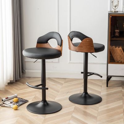 Modernes Design Barhocker Mitte des Jahrhunderts Verstellbare Schwenkbarensessel für Kücheninsel