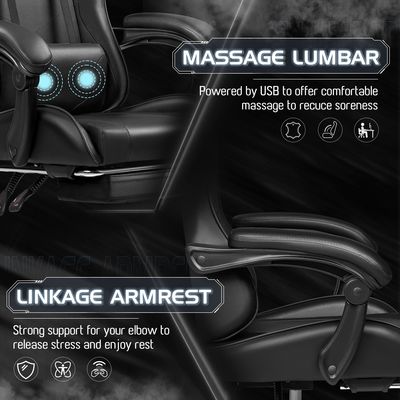 Stil Drehstuhl mit Lendenunterstützung oder Spielzimmer ALINUNU Custom Racing Razer