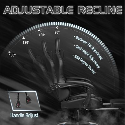 Stil Drehstuhl mit Lendenunterstützung oder Spielzimmer ALINUNU Custom Racing Razer