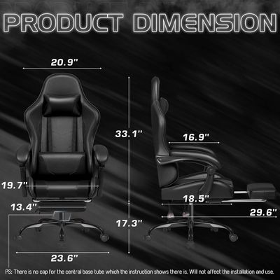 Stil Drehstuhl mit Lendenunterstützung oder Spielzimmer ALINUNU Custom Racing Razer