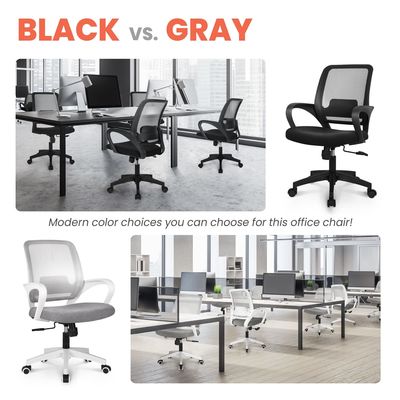 Modernes Design Höhenverstellbares Netz Bürostuhl für Büro-Studio Schlafzimmer Ergonomisch