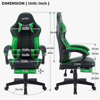 OEM ODM Anpassung Moderner Scorpion Gaming Chair Leder Ergonomischer Dreh-Computer-Sitz