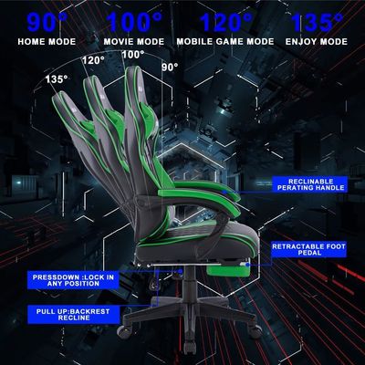 OEM ODM Anpassung Moderner Scorpion Gaming Chair Leder Ergonomischer Dreh-Computer-Sitz