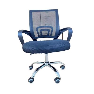 Moderner, ergonomisch drehbarer Bürostuhl mit Silbermaschenbasis zur Verbesserung der Arbeitsleistung
