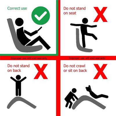 Postverpackung und Video-Rocker-Spielstuhl für Kinder und Jugendliche ALINUNU Direct Floor Chair