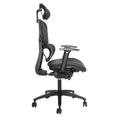 Ergonomischer Bürostuhl mit drehbaren und 3D-verstellbaren Armlehnen