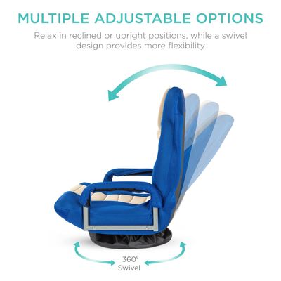 Modernes Design ALINUNU Dreh-Spiel-Sessel für TV 360 Grad Mehrzweck-Floor-Rocker
