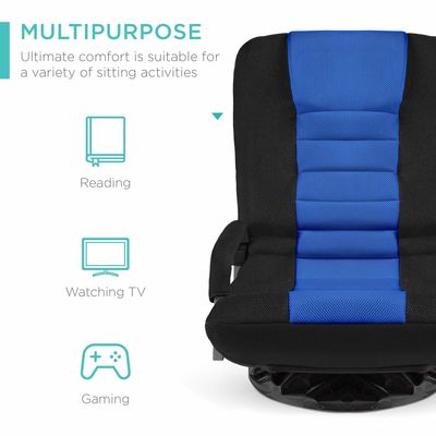 Postverpackung ALINUNU Dreh- und Spielstuhl 360 Grad Mehrzweck-Flächenstuhl Rocker für Fernseher