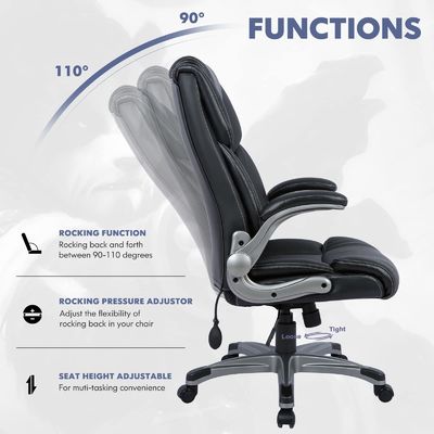 Modernes Design Rücken Executive Office Stuhl für ein Maximalgewicht von 275 Pfund Sicherheit