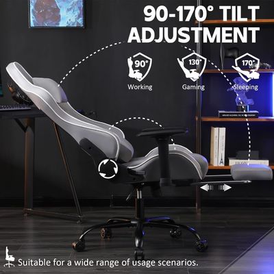 angepasste Farbe Ergonomischer Spielstuhl Höhenverstellbarer und Liegestellfunktion