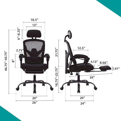 Ergonomische Bürostühle mit Rückenlehne
