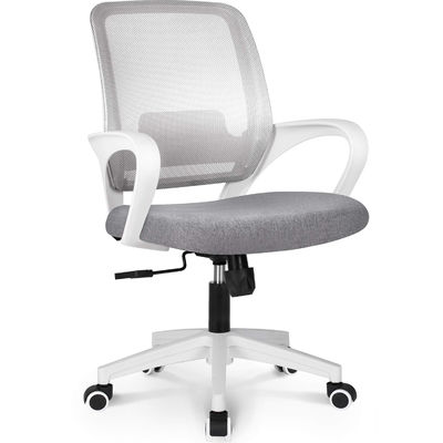 Metallstuhl mit verstellbarer Dreh- und Lendenunterstützung Ergonomischer Computerstuhl