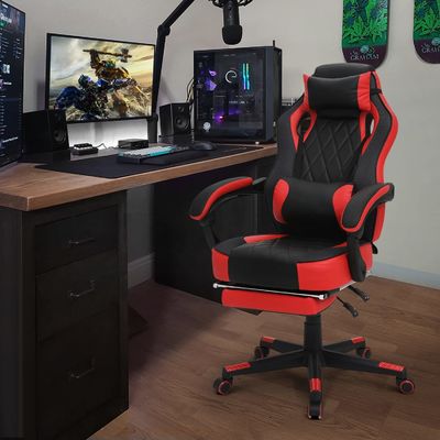 Moderne ergonomische Computerspielstuhl Racing-Stil PU-Lederstuhl Gaming 40,79 Pfund