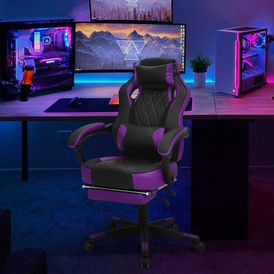 Rennstil PU-Leder-Spielstuhl Ergonomische Gestaltung Schaumstoff-Sitzmaterial von ALINUNU