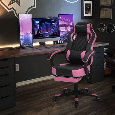 ALINUNU Racing Style PU-Leder-Spielstuhl mit individueller Farbe und ergonomischem Design